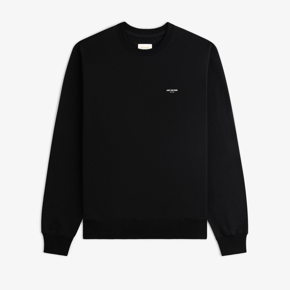 Micro   Logo  Crewneck   Sweatshirt